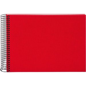 Goldbuch Spiraal Album Bella Vista rood 25x17 cm 40 witte paginas