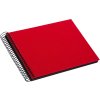 Goldbuch Spiraal Album Bella Vista rood 25x17 cm 40 zwarte paginas