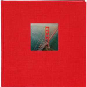 Goldbuch Fotoalbum Bella Vista rood 25x25 cm 60 witte paginas