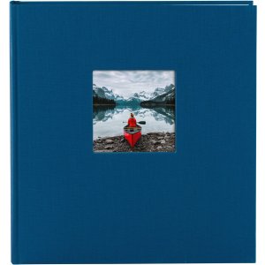 Fotoalbum Bella Vista blauw 25x25 cm