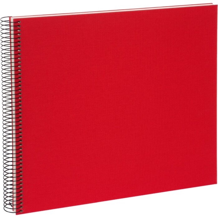 Spiraal Album Bella Vista rood 35x30 cm witte paginas