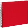 Spiraal Album Bella Vista rood 35x30 cm witte paginas