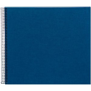 Goldbuch Spiraal Album Bella Vista blauw 35x30 cm 40 witte paginas