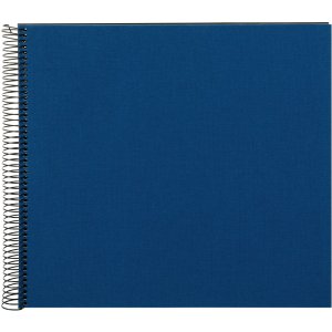 Goldbuch Spiraal Album Bella Vista blauw 35x30 cm 40 zwarte paginas