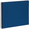 Goldbuch Spiraal Album Bella Vista blauw 35x30 cm 40 zwarte paginas