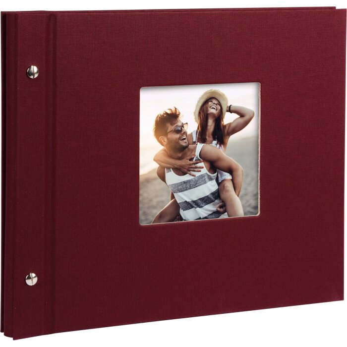 Goldbuch Schroefalbum Bella Vista bordeaux 30x25 cm 40 witte paginas