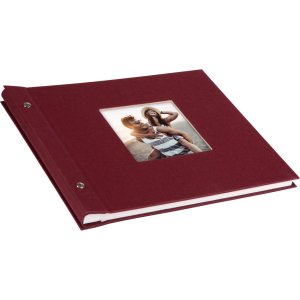 Goldbuch Schroefalbum Bella Vista bordeaux 30x25 cm 40 witte paginas