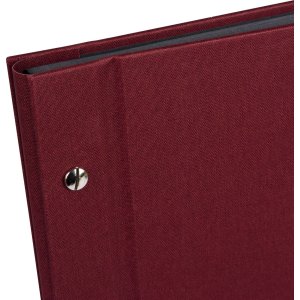 Schroefalbum Bella Vista bordeaux 30x25 cm zwart fotokarton