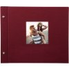 Schroefalbum Bella Vista bordeaux 30x25 cm zwart fotokarton