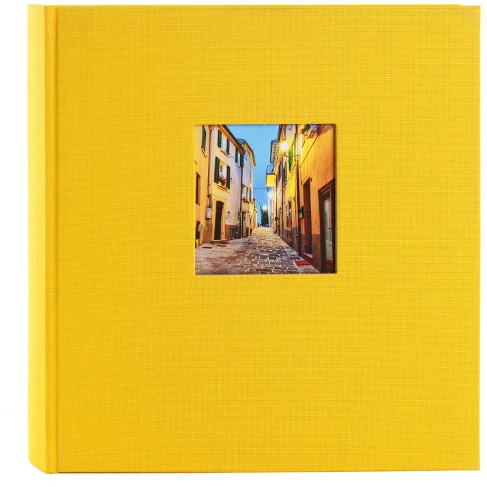 Goldbuch Fotoalbum Bella Vista geel 30x31 cm 60 witte paginas