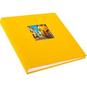 Goldbuch Fotoalbum Bella Vista geel 30x31 cm 60 witte paginas