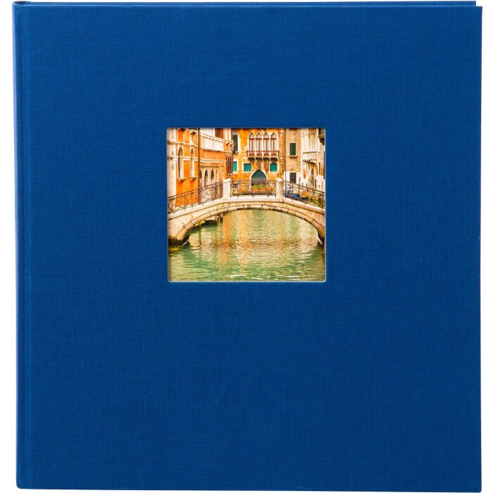 Goldbuch Fotoalbum Bella Vista blauw 30x31 cm 60 witte paginas