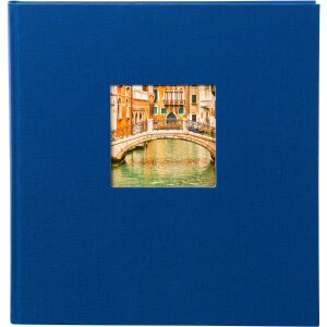 Goldbuch Fotoalbum Bella Vista blauw 30x31 cm 60 witte...