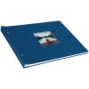 Schroefalbum Bella Vista blauw 39x31 cm witte paginas