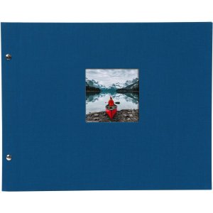 Goldbuch Schroefalbum Bella Vista blauw 39x31 cm 40 zwarte paginas