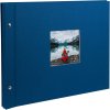 Goldbuch Schroefalbum Bella Vista blauw 39x31 cm 40 zwarte paginas