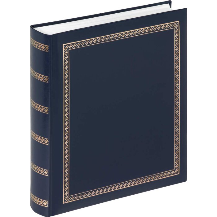 Walther Fotoalbum the chic dik blauw 29x32 cm 100 blz