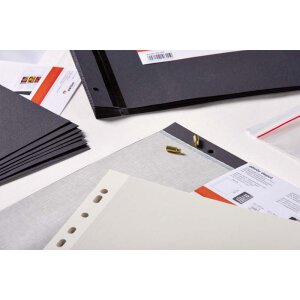 Extra bladen Schroefalbum Premium zwarte paginas