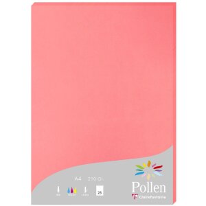 25 vellen papier Pollen, din a4, 210g lychee