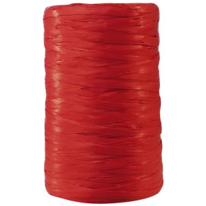 Raphia Cadeaulint 13mmx100m Rol Synthetisch Rood