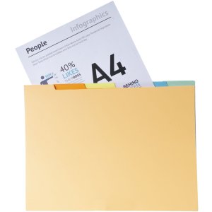 10x6 pak dossiermappen super 210, 24x32cm voor din a4...