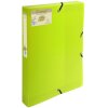 Archiefdoos Exabox gemaakt van gerecycleerd pp 700? Rug 40mm met etiket Forever, din a4 citrus groen