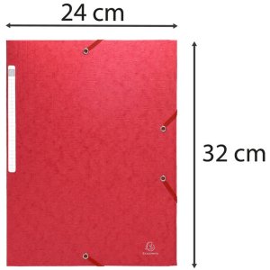 Scrapbook a4+ 3 flappen rood