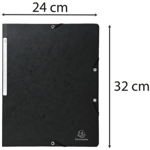 Hoekomslag van Manilla karton 355g Nature Future, voor din a4 formaat Zwart