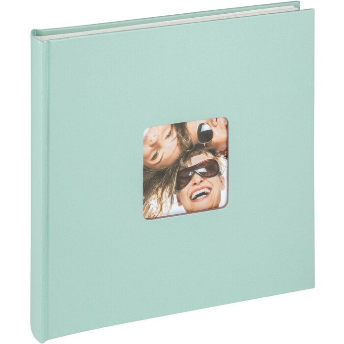 Walther Fotoalbum Fun 26x25 cm mintgroen 40 witte paginas