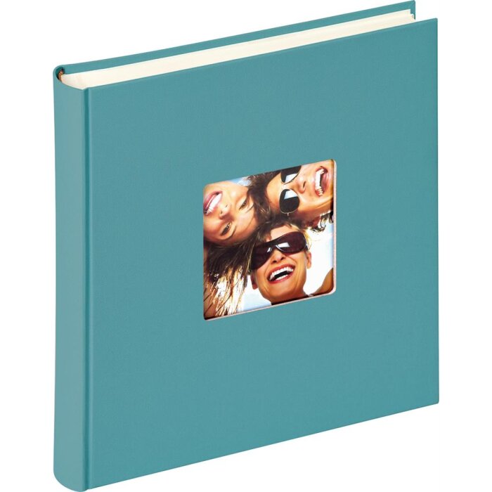 Walther Maxi Fotoalbum FUN petrol groen 30x30 cm 100 witte paginas