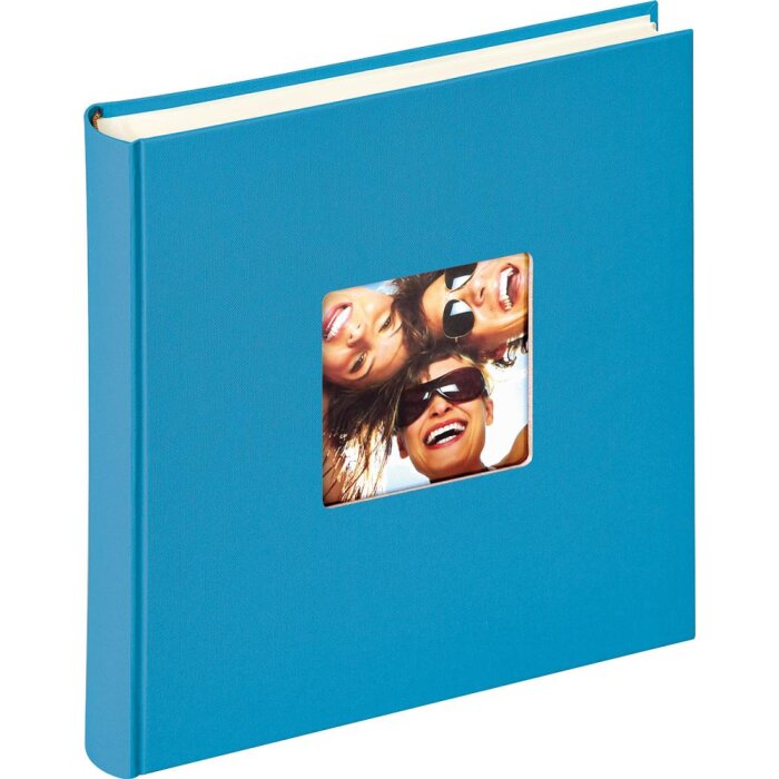 Walther Maxi Fotoalbum FUN oceaanblauw 30x30 cm 100 witte paginas