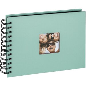 Walther Spiraal Album Fun mint groen 23x17 cm 40 zwarte...