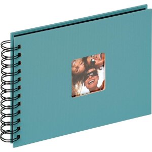 Walther Spiraal Album Fun petrol groen 23x17 cm 40 zwarte...