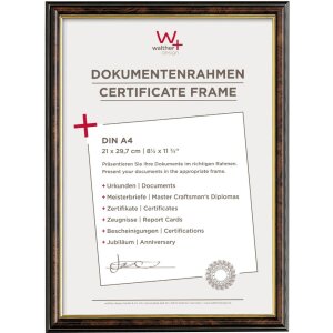 Walther Fotolijst Geur 21x29,7 cm wortelhout