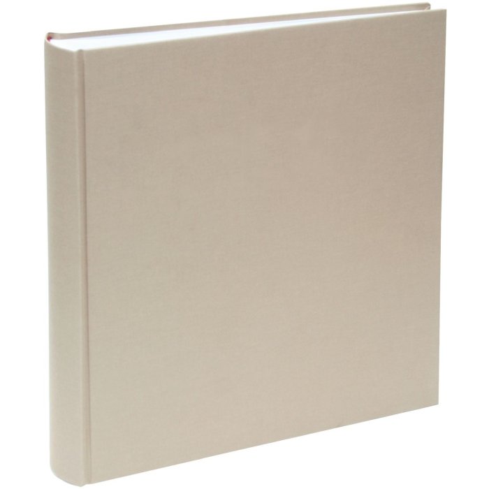 Deknudt Maxi Fotoalbum Linnen beige 30x33 cm 100 witte paginas