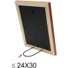 Houten lijst s40c Deknudt 18x24 cm bruin