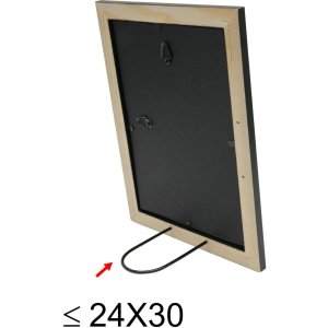 Houten lijst s40c Deknudt 40x60 cm zwart