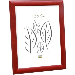 Houten lijst s40c Deknudt 10x15 cm rood