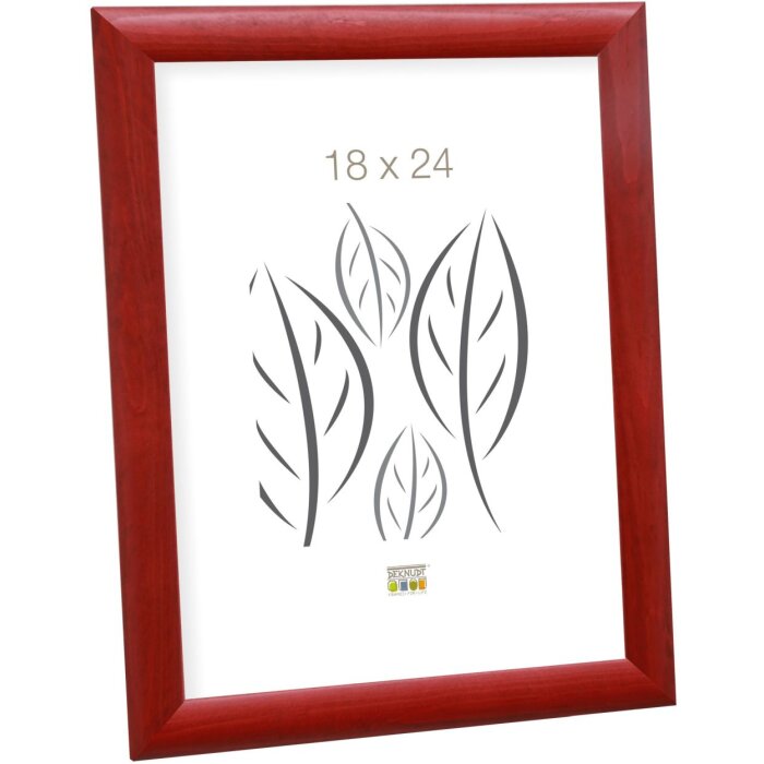 Houten lijst s40c Deknudt 15x20 cm rood