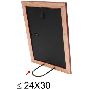 Houten lijst s40c Deknudt 20x30 cm rood