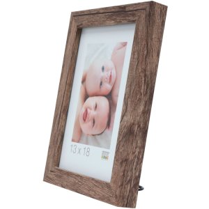 Houten lijst s45r bloklijst 18x24 cm bruin