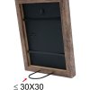 Houten lijst s45r bloklijst 20x20 cm bruin