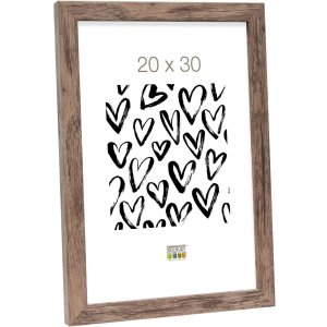 Houten lijst s45r bloklijst 24x30 cm bruin