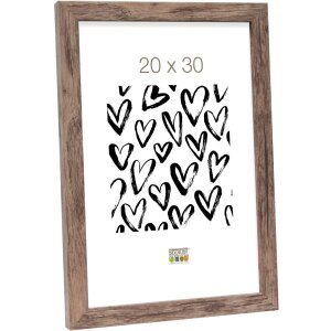 Houten lijst s45r bloklijst 30x40 cm bruin