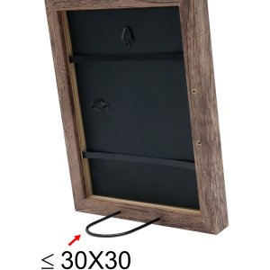 Houten lijst s45r bloklijst 30x40 cm bruin