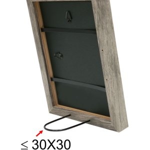 Houten lijst s45r bloklijst 50x50 cm grijs-beige