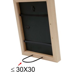 Houten lijst s45r bloklijst 18x24 cm eik