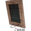 Houten lijst s48sh 13x13 cm bruin