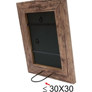 Houten lijst s48sh 18x24 cm bruin