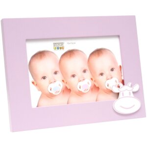 Baby Lijst s66rk4 Koe roze 13x18 cm